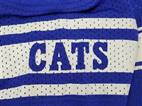Kentucky Wildcats #71 Game Used Football Jersey 
