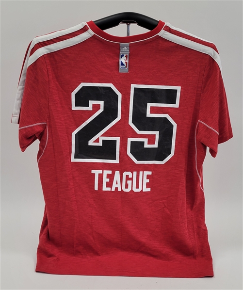 Marquis Teague Chicago Bulls Game Worn Shooting Shirt w/Team LOA