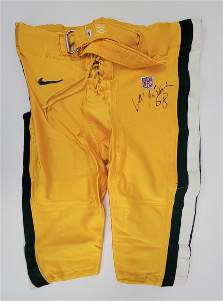 Mike Wahle Green Bay Packers Game Used & Autographed Pants