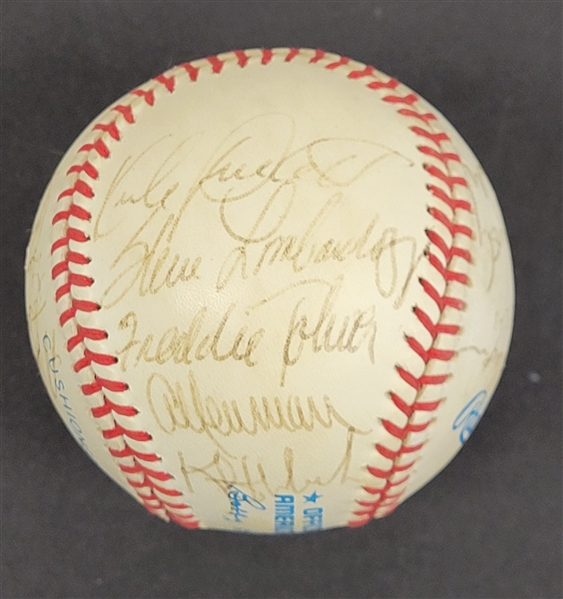 1988 Minnesota Twins Team Signed Baseball w/ Kirby Puckett JSA LOA