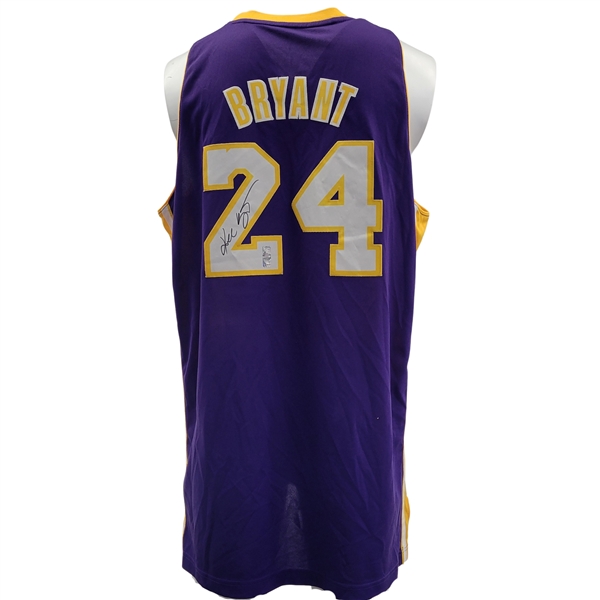 Kobe Bryant Autographed Los Angeles Lakers Jersey w/ Lakers LOA