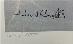 Team USA 1980 Miracle Hockey Team Autographed & Hometown Inscribed 32x26 Lithograph w/ Herb Brooks LE #1/10 Beckett LOA