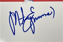 Herb Brooks, Mike Eruzione, & Jim Craig Autographed 1980 Olympic Hockey Team Uncut Card Sheet PSA/DNA
