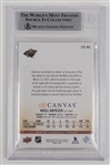 Kirill Kaprizov Autographed & Inscribed 2020-21 UD Clear Cut Canvas Rookie Debut Rookie Card BGS
