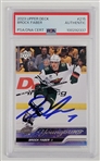 Brock Faber Autographed 2023 Upper Deck #215 Young Guns Rookie Card PSA/DNA Authentic