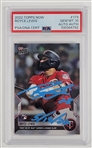 Royce Lewis Autographed & Inscribed 2022 Topps Now #173 Rookie Card PSA 10
