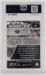 Brock Faber Autographed & Inscribed 2023 UD Star Rookies #6 Box Set Rookie Card PSA 9
