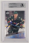 Kirill Kaprizov Autographed 2020-21 Upper Deck #451 Young Guns Rookie Card BGS