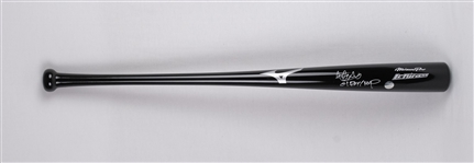 Ichiro Suzuki 2001 Autographed Inscribed Rookie of the Year & AL MVP Game Model Mizuno Bat w/ Ichiro COA