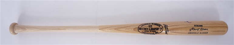 Hank Aaron Autographed Louisville Slugger Signature Model Bat PSA/DNA
