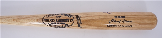 Hank Aaron Autographed Louisville Slugger Signature Model Bat PSA/DNA